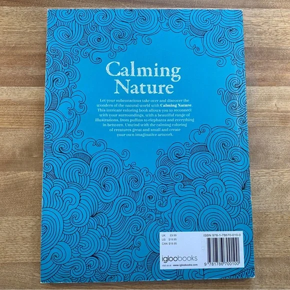 Calming Nature Coloring Book - Picture 3 of 8